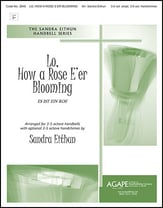 Lo, How a Rose E'er Blooming Handbell sheet music cover
